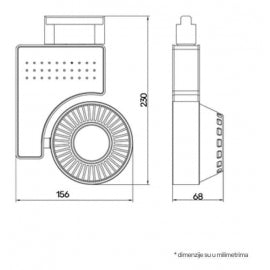 LED REF SINSKI L6430-32 MONO 33W 4200K