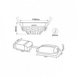 LED ROZETNA L0940-10 SMART 9W 2700K
