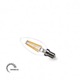 LED SIJALICA FILAMENT DIM C35 5.5W E14 2700K 600lm