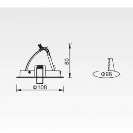 LED SVET U/Z L1130-8W 3000K