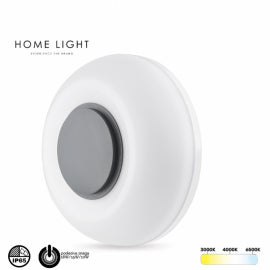 LED SVETILJKA BL9 OKRUGLA 20/15/10W CCT IP65 BELA/SIVA