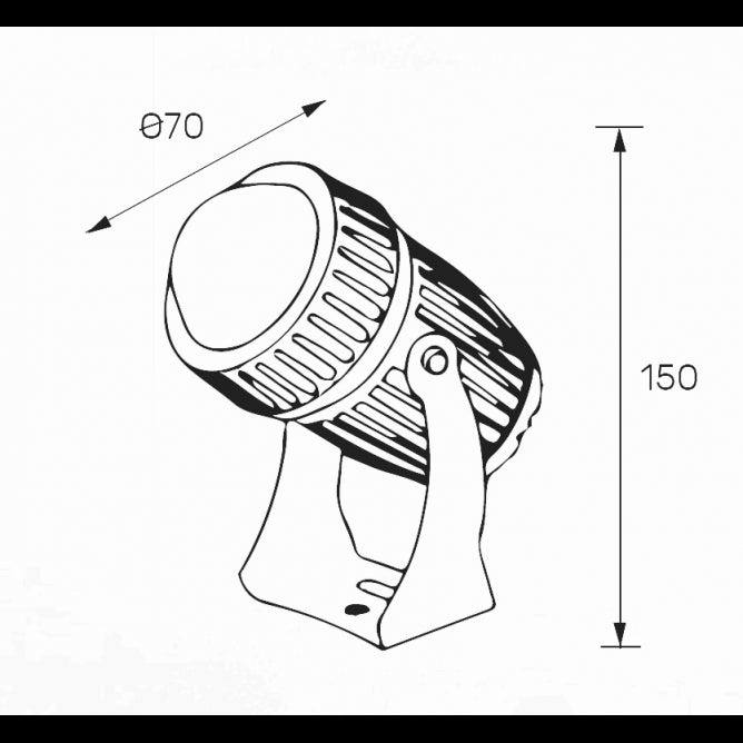 LED SVETILJKA GA-SPN030 9W 4000K IP66