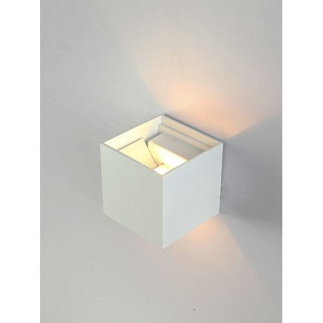 LED SVETILJKA JM-012 ZIDNA 2X3W 3000K IP54 BELA