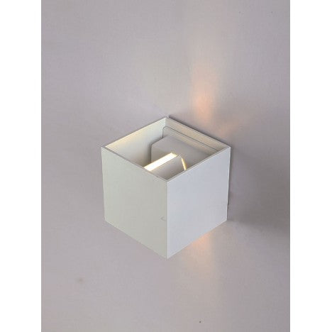 LED SVETILJKA JM-012 ZIDNA 2X3W 3000K IP54 BELA