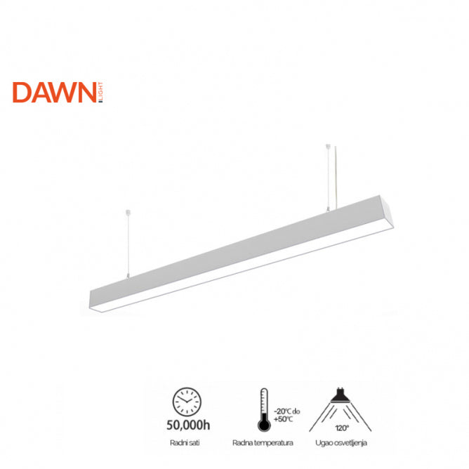 LED SVETILJKA LT-T-020-B 60W 4000K BELA 1,5 met