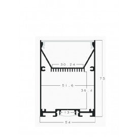 LED SVETILJKA LT-T-020-B 80W 3000K BELA 2,4met