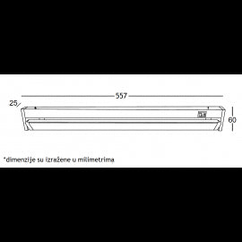 LED SVETILJKA TL4076 ZIDNA SIVA 10W 6500K