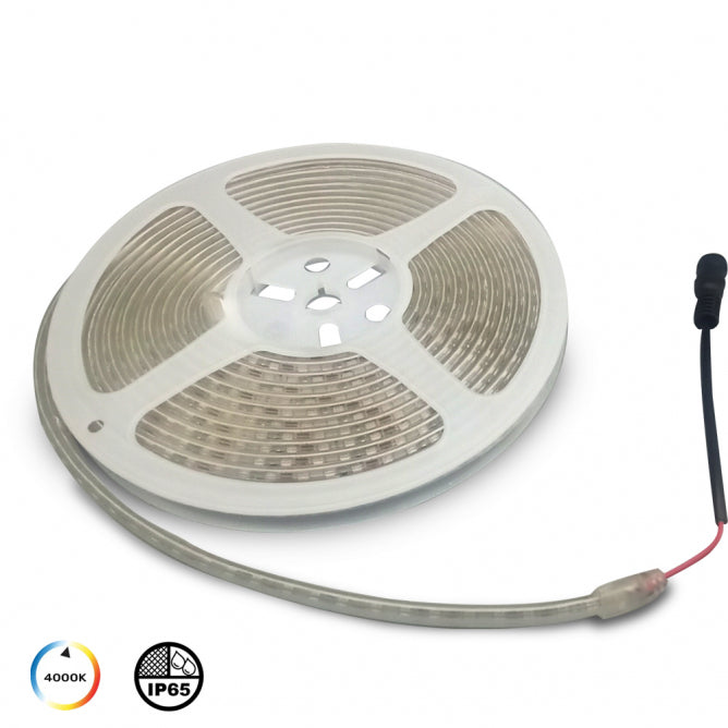 LED TRAKA VT-3528-120-4000K 12V IP65 (5met,8W/met,8mm) 212044