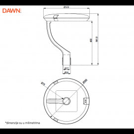 LED ULICNA SVETILJKA GSL09S 60W 4000K 7800lm IP66