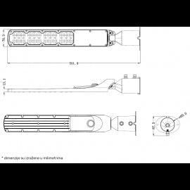 LED ULICNA SVETILJKA RA-100W 6000K