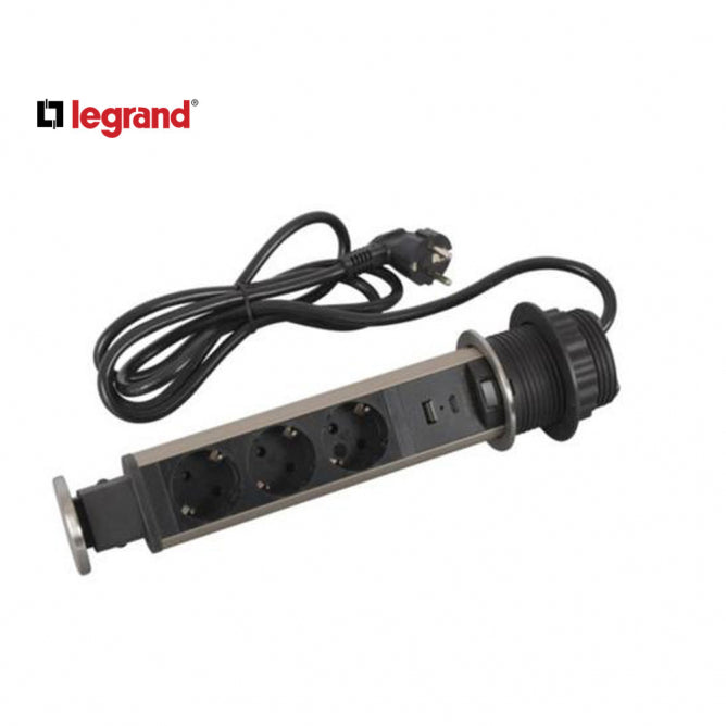 LG 654974 STUBIC 60 3X2P+E USB A+C 2M (CRNA)