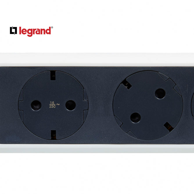 LG 694531 PRODUZNI BLOK 5X2P+E 1.5M (BELA/T.SIVA)