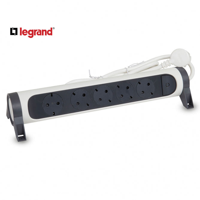 LG 694531 PRODUZNI BLOK 5X2P+E 1.5M (BELA/T.SIVA)