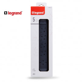 LG 694532 PRODUZNI BLOK 5X2P+E 1.5M (CRNA/T.SIVA)