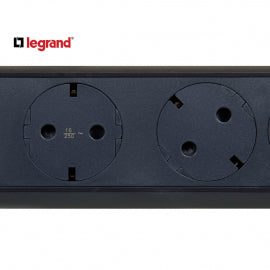 LG 694532 PRODUZNI BLOK 5X2P+E 1.5M (CRNA/T.SIVA)