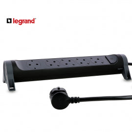 LG 694532 PRODUZNI BLOK 5X2P+E 1.5M (CRNA/T.SIVA)