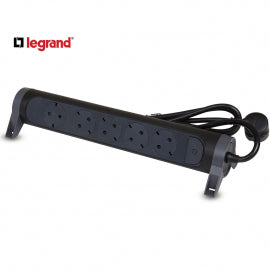 LG 694532 PRODUZNI BLOK 5X2P+E 1.5M (CRNA/T.SIVA)