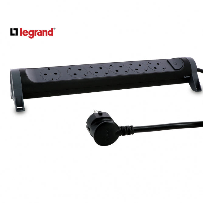 LG 694540 PRODUZNI BLOK 6X2P+E 3M (CRNA/T.SIVA)