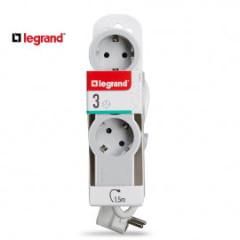 LG 694549 PRODUZNI BLOK 3X2P+E 1.5M (BELA/S.SIVA)