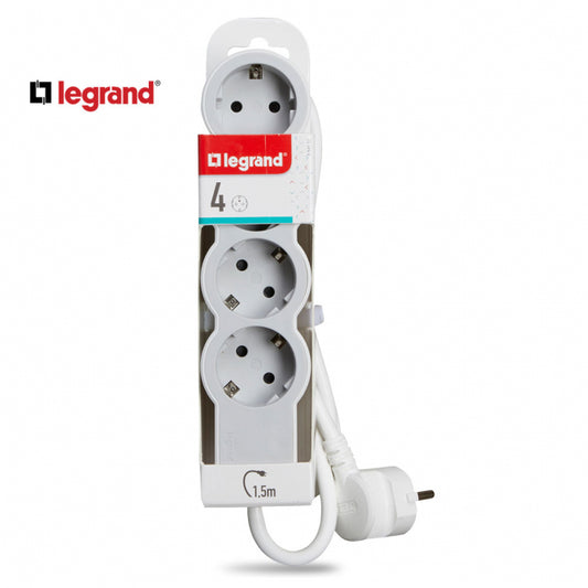 LG 694552 PRODUZNI BLOK 4X2P+E 1.5M (BELA/S.SIVA)