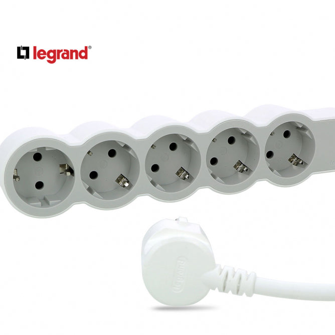 LG 694555 PRODUZNI BLOK 5X2P+E 1.5M (BELA/S.SIVA)