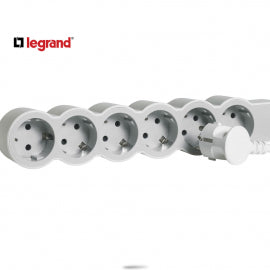 LG 694557 PRODUZNI BLOK 6X2P+E 1.5M (BELA/S.SIVA)