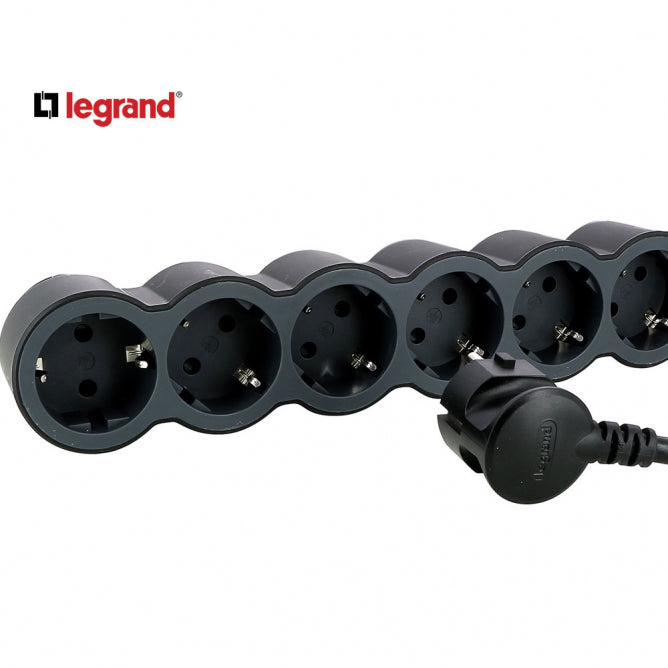 LG 694566 PRODUZNI BLOK 6X2P+E 3M (CRNA/T.SIVA)