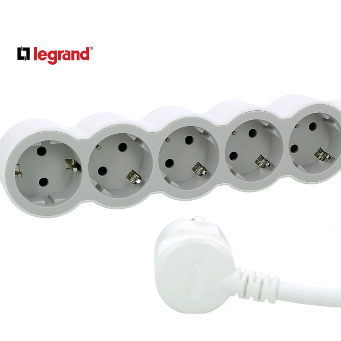 LG 694571 PRODUZNI BLOK 5X2P+E 5M (BELA/S.SIVA)