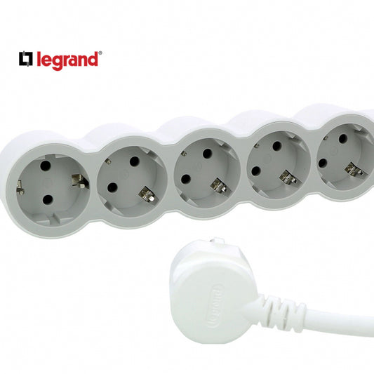 LG 694571 PRODUZNI BLOK 5X2P+E 5M (BELA/S.SIVA)