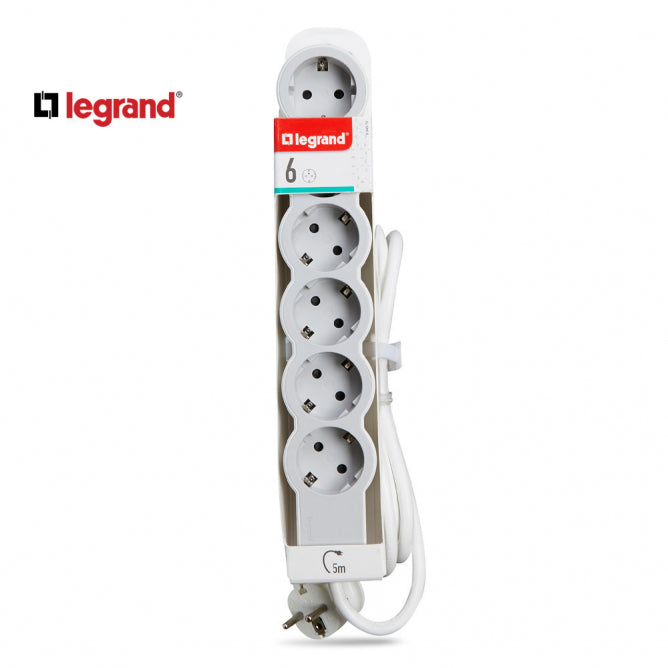 LG 694572 PRODUZNI BLOK 6X2P+E 5M (BELA/S.SIVA)