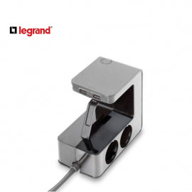 LG 694812 PRODUZNI BLOK SA KACENJEM 4X2P+E 2XUSB-A 1.5M (CRNA)