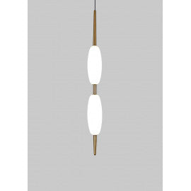 LUNA 161 VISILICA 2X8W 3000K BRASS GOLD