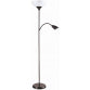 LUNA 184 PODNA LAMPA 1*E27+1*E14 CRNA