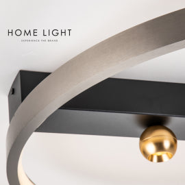 LUNA 233 PLAFONSKA SVETILJKA 29W 3000K SIVA/ZLATO