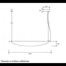 LUNA 278 VISILICA 21W 3000K