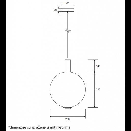 LUNA 294 VISILICA 3.8W 3000K
