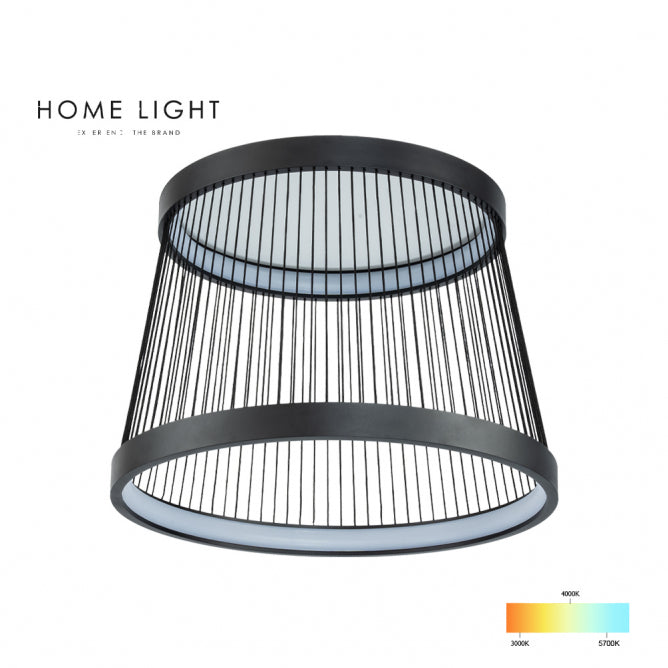LUNA 317 PLAFONSKA SVETILJKA 50W 3000/4000/5700K CRNA