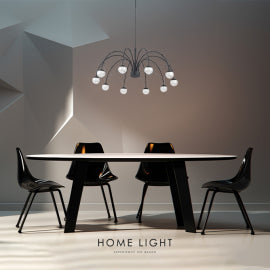 LUNA 319 LUSTER 37W 3000K CRNI