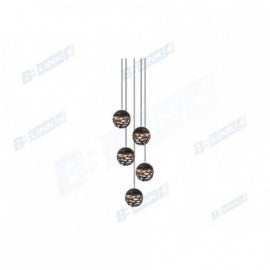 LUNA 59 VISILICA  5*E27 BRAON