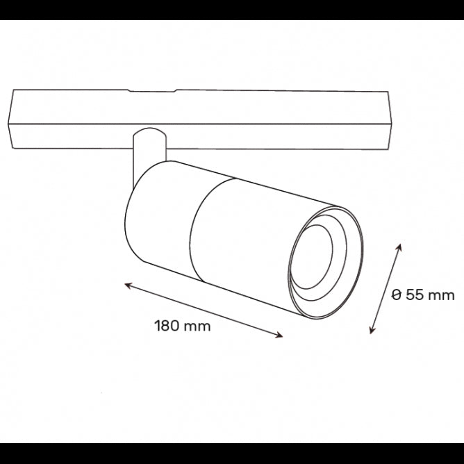MAGNETIC REFLEKTOR LED11-20W 3000K 24° 48V DC