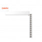 MAGNETIC SLIM SVETILJKA LED26-ZD-12T 12W 3000K 24° 48V DC BELA
