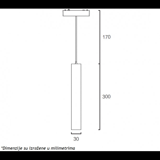 MAGNETIC SLIM VISILICA LED26-D300 6W 3000K 24° 48V DC BELA