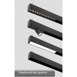 MAGNETIC SVETILJKA LED01-20W 3000K 120° 48V DC