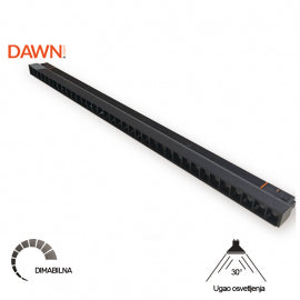 MAGNETIC SVETILJKA LED02-20W 4000K 30° 48V DC CRNA