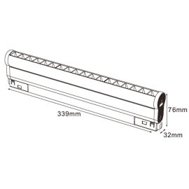 MAGNETIC SVETILJKA LED14-15W 3000K 30° 48V DC CRNA NEW