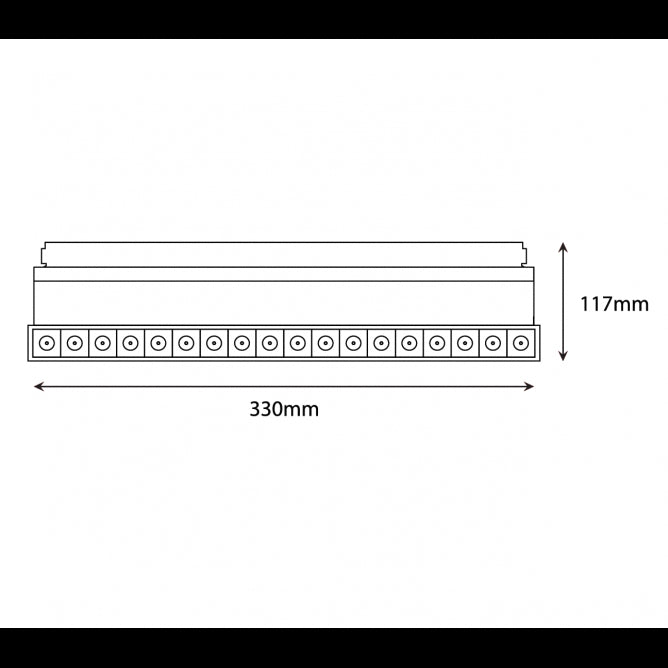 MAGNETIC SVETILJKA LED24-12W 3000K 30° 48V DC
