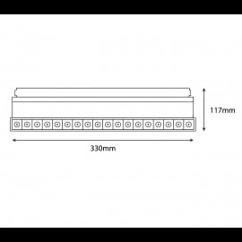MAGNETIC SVETILJKA LED24-20W 3000K 30° 48V DC