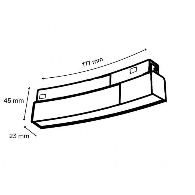 MAGNETIC SVETILJKA PC1000 7W 3000K 36° 48V DC CRNA (R1000)