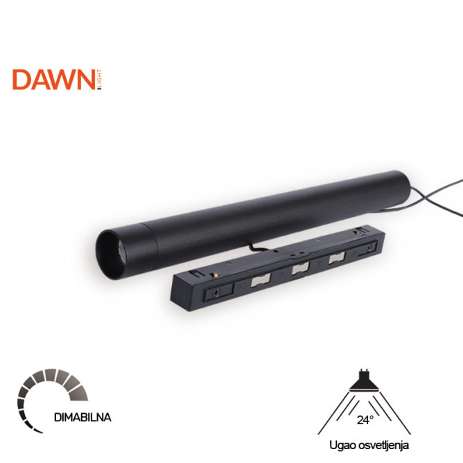 MAGNETIC VISILICA 300 LED09-7W 3000K 24° 48V DC