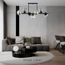 NOVAK 23077 LUSTER 7*E27 CRNA